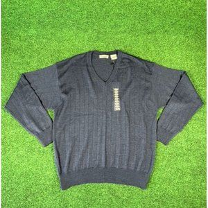 Methode Sweater 100% Fine Merino Wool Long‎ Sleeve Pullover Men's Size Large